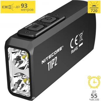 Фонарь NITECORE TIP2 BLACK 18595